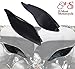 Emost Adjustable Wind deflectors for Harley Davidson Touring Street Glide 2014 201 5 2016 2017 (ABS Plastic Air Deflectors Fairing Side Cover)