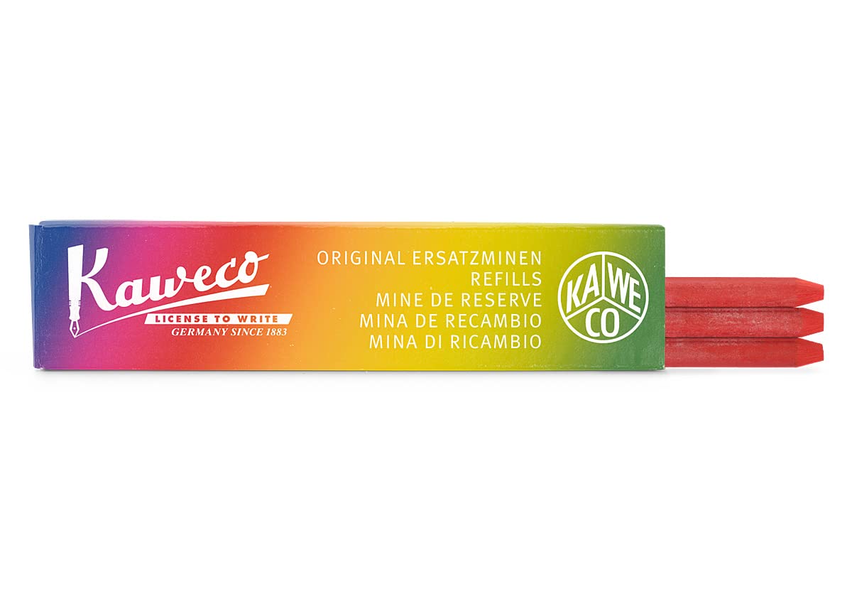 Kaweco Pencil Leads 5.6 mm Red Pack of 3