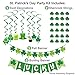 DAZONGE 40ct St. Patrick's Day Decorations Kit, Hanging Swirls, Banner, Shamrock Garlands for St. Patrick's Day Decor, Saint Patrick's Day Party Favor