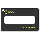 BLEWAY Signature Guide Card for Visually Impaired
