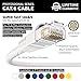 InstallerParts CAT6 Cable UTP Booted [White] - 15 FT - 1 Pack - Professional Series - 10Gbps, Cat6 Patch Cable for Network, Internet