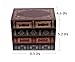 WaaHome Wooden Book Box Decorative Storage Boxes for Girls Women Men Gifts Home Decoration (6.3
