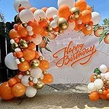 DUBEDAT Orange White Gold Balloon Garland Little