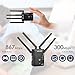 WAVLINK 1200Mbps Dual Band WiFi Range Extender, AC1200 5Ghz 2.4Ghz Wireless Signal Booster/Repeater/Access Point/Router with 2 Ethernet Port/External Antenna - Black