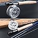 Sougayilang Fly Fishing Rod and Reel Combos Lightweight Ultra Portable Fly Fishing Pole with Aluminum Alloy 5/6 Fly Reel for Trout Salmon Carp Pikes Fly Fishing in Freshwater River Stream