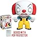 Funko Pop! Movies: Stephen King's It - Pennywise Clown Vinyl Figure (Bundled with Pop BOX PROTECTOR CASE)