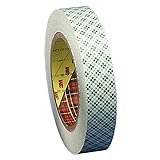 3M Double Coated Paper Tape 410M, Natural, 1 in x