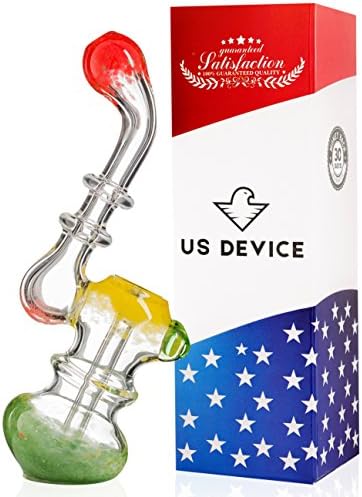 US DEVICE Water 5.5 Inch Thick Durable Glass Handcrafted Made in the USA