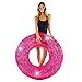 Pool Candy Pink Confetti Holographic Glitter Giant Pool Tube Float