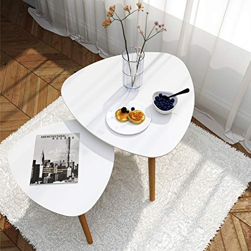 BAMEOS-Bamboo-Nesting-Triangle-End-TableSet-of-2-Coffee-Table-Modern-Minimalist-Side-Table-for-Living-Room-Balcony-in-White
