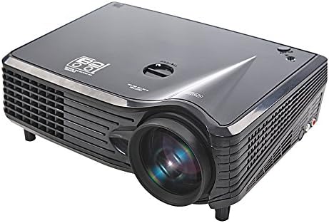 B2COOL 2200 Lumen LCD LED Projector Full HD Multimedia Home Theater Projection Business Projectors Support HDMI VGA AV USB for Education Video Movie Bussiness Meeting