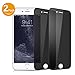 Bestfy 2 PACK iPhone 7 Plus Privacy Screen Protector, Anti-Spy Tempered Glass Screen Protector for iPhone 7 Plus [Anti-Scratch] [Easy Install] (Black)