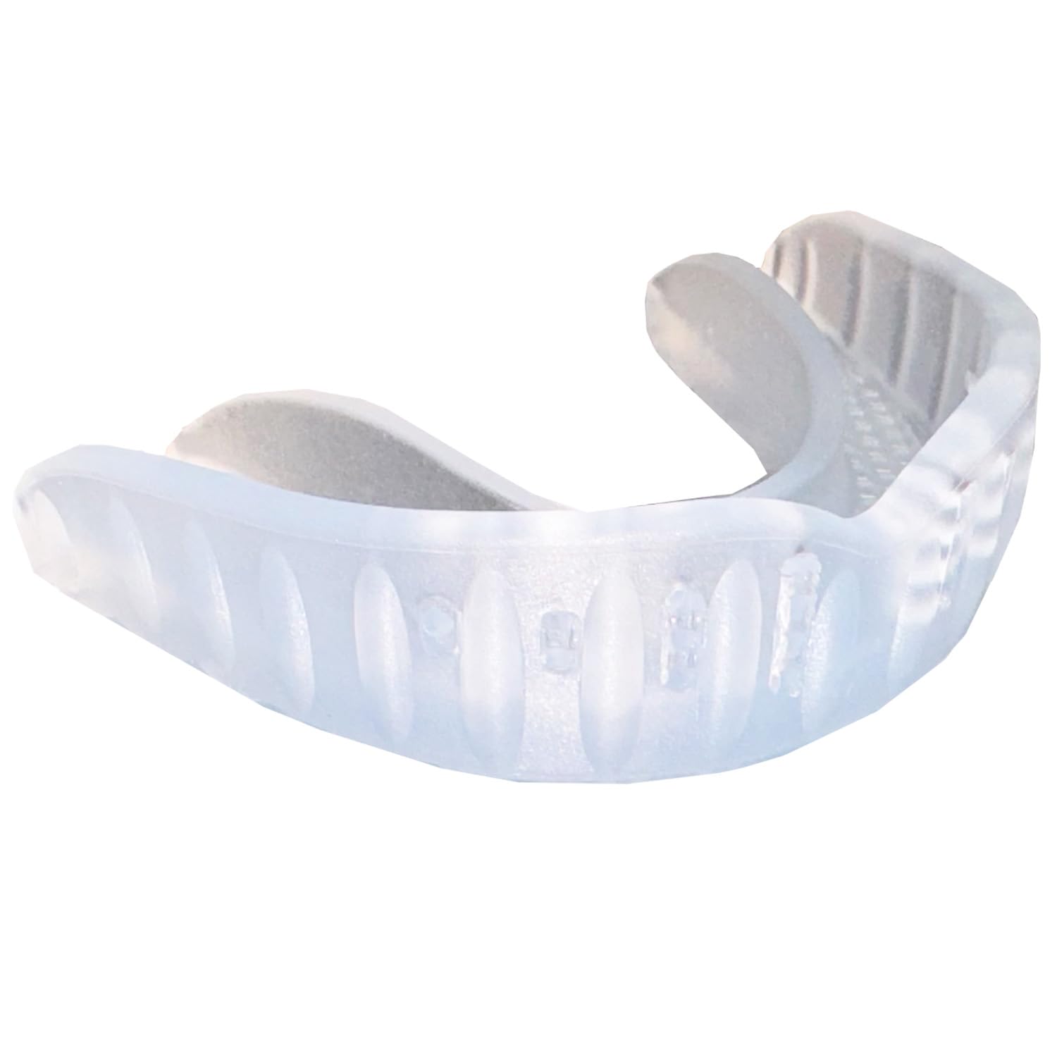 Mouth Guard Boxing, Sports Mouthguard Rugby with Mouthguard Case, Suitable for Boxing,Football, Rugby,Lacrosse, Hockey, Basketball, for Adults (1 Pack Clear)