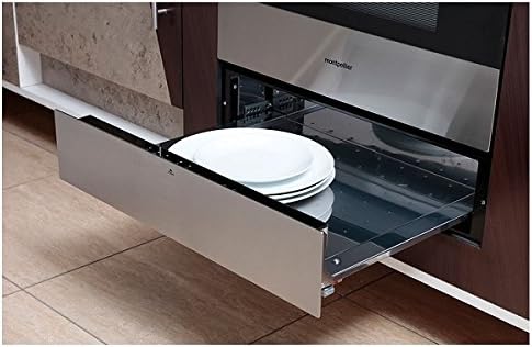 Montpellier WD14SS | 14cm Built-in Warming Drawer in Stainless Steel | Integrated Kitchen Plate Warmer