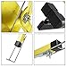 ARKSEN Drywall Panel Lift Dry Wall Panel Hoist Adjustable Lockable Lifter Ceiling Max 11 FT w/Caster Wheels, Yellow
