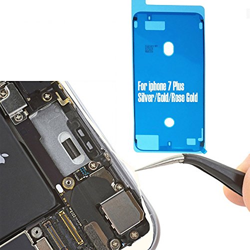 Johncase 2PCS New OEM Original 3M Waterproof Screen Sealing Adhesive, LCD Display Front Frame Pre-cut Tape Seal Stickers Glue Replacement for iPhone 7 Plus 5.5" (White)