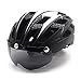 Cycling Bicycle Helmet with Detachable Magnetic Goggles Visor Shield for Women Men Mountain & Road Bike Helmets Adjustable Adult Safety Protection and Breathable