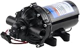 Everflo EF5500-BOX 5.5 GPM 12V Diaphragm Pump 1/2 FNPT Black view 1