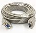 50 Foot DB9 Male to Female RS232 Extension Serial Cable - 28 AWG Shielded primary