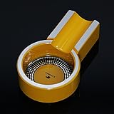 NEW COHIBA Yellow Mini Aluminium Alloy Cigar Cigarette Travel Ashtray Holder