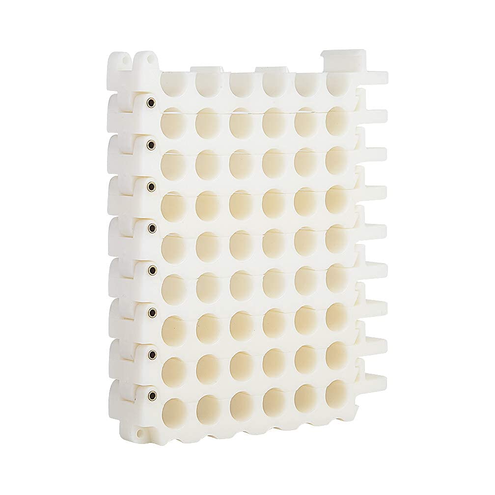Cable Dresser Tool 48-Hole, Bundler and Organizing Tool for Data Center, Server Rooms and Machine Room Wire Management and Organizer (6 Holes x 8 Rows, White)