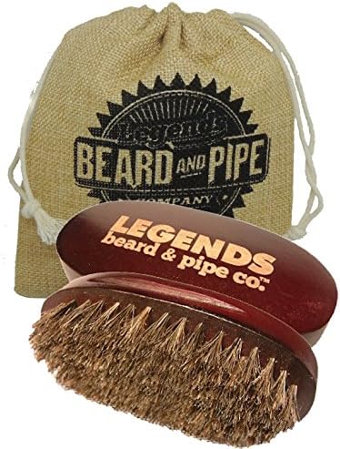 LEGENDS Signature Series 100% Boar Hair Beard Brush + Outback Sack