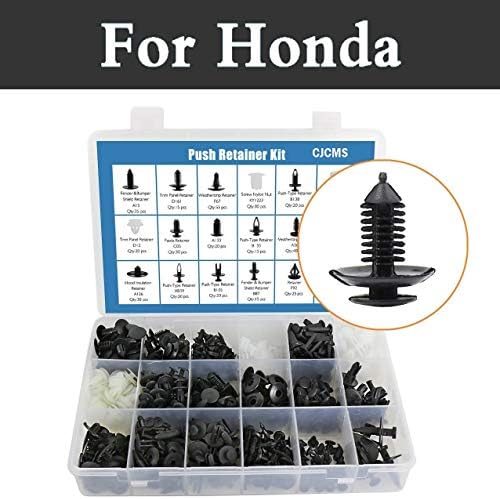 Chenghuaguo 415x Bumper Clips Car Plastic Rivets Fasteners Push Retainer Kit Fits for Honda Accord Airwave City Crossroad Crosstour Element