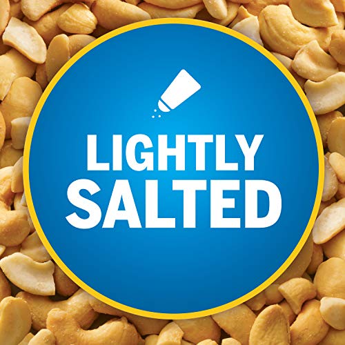 PLANTERS Lightly Salted Cashew Halves & Pieces, 8 oz Canisters (Pack of