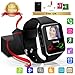 Smart Watch Bluetooth Smartwatch with Camera TouchScreen SIM Card Slot, Waterproof Phones Smart Wrist Watch Compatible with iPhone Android Samsung Huawei Sony for Kids Men Women (X Black Smart Watch)