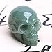 Natural Quartz Skulls 2'' Healing Crystal Stone Human Reiki Skull Figurine Statue Sculptures Mixed Stone(Pack of 2).