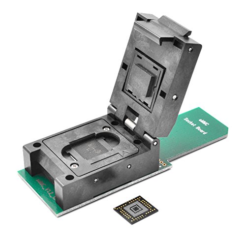 MOBILE DATA Recovery REPAIR KIT,ALLSOCKET eMMC169/153 IC Reader with SD Interface BGA169/153 Adapter[IC Size 11.5x13mm] NAND FLASH Memory Date extractor SMS/Contacts/Photos/Music/Video Date Retrieval