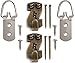 HangZ 12050 2-Hole D-Ring Picture Hanging Kit, 50lb