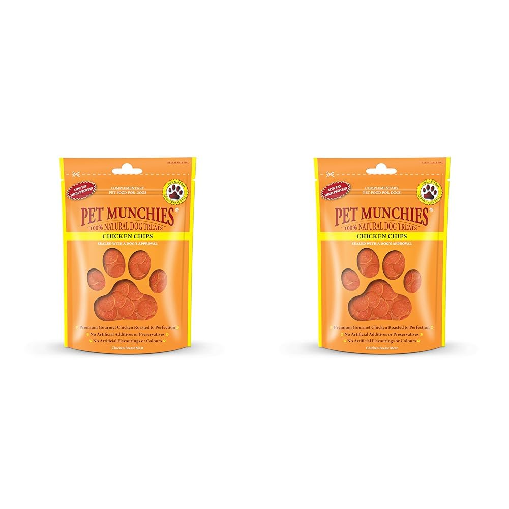 Pet Munchies Chicken Chips Dog Treat (100g) (Pack of 2)