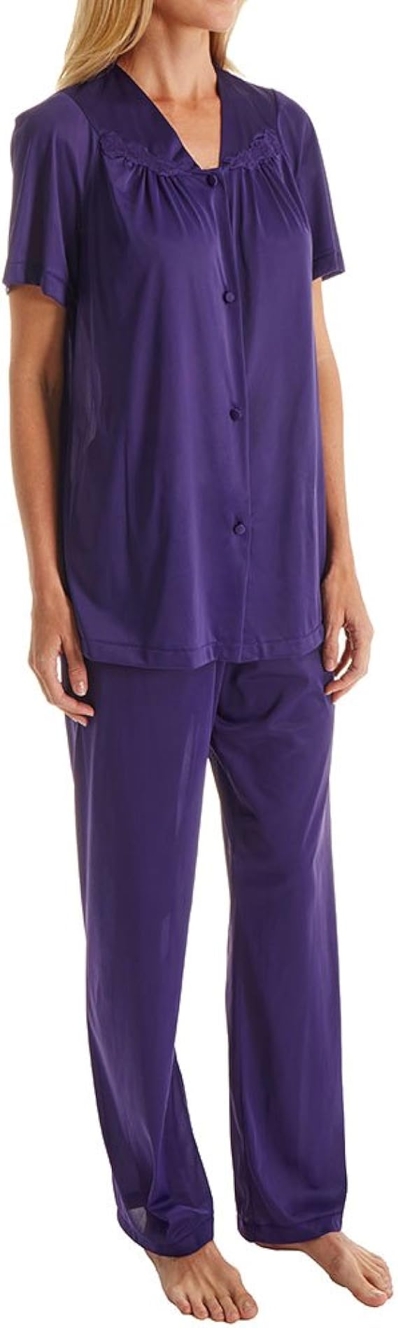 Exquisite Form Women's Coloratura Sleepwear Short Sleeve Pajama Set
