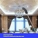 Microfiber Duster with Extension Pole(Stainless Steel), Extra Long 100 inches, with Bendable Head, Hand Duster for Cleaning High Ceiling Fan, Interior Roof, Cobweb, Gap Dust- Wet or Dry Use