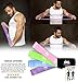 Skin-Friendly Non Latex Resistance Loop Bands Set 4 - Best Home Fitness Exercise Bands for Legs, Workout, Physical Therapy, Pilates, Yoga & Rehab - Mobility and Strength - 10in x 2in PGBP