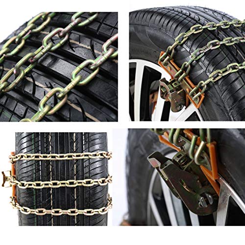 FUNDRIVING Tire Chains,Snow Chains for SUV,Truck,RV of Tire Width 8.5