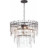 Maxim Lighting 21835AGDBZ Warren - 9 Light Pendant-21.5 Inches Tall and 24 Inches Wide, Installation: Traditional