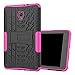 Tab A 8.0 T380 Case DWaybox Hybrid Rugged Heavy Duty Armor Hard Back Case Cover with Kickstand for Samsung Galaxy Tab A 8.0 2017 SM-T380/T385 / Samsung Tab A2 S 2017 (Hot Pink)