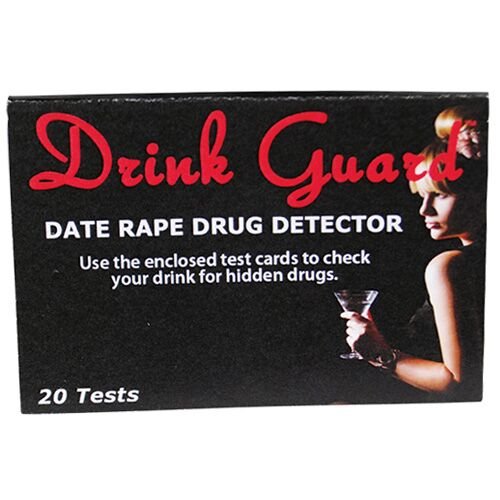 Safety technology drink guard date rape drug detector