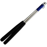 35cm Silver Aluminum Diabolo Handsticks with 2 of Pro Slide diabolo Strings | Dawson juggling 35cm Aluminum Rod, 13.8" Diablo Sticks with 2 of Pro Slide diabolo Strings Suitable for Juggling Diabolo Set