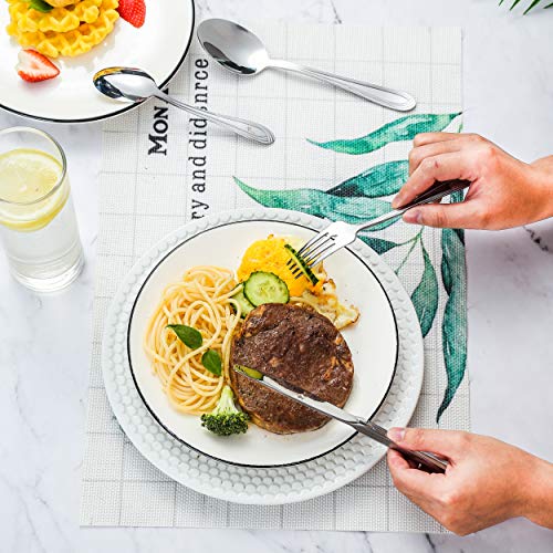 Avalon 24-Piece Silverware Set with Portable Storage Chest Box, High Grade 18/8 Stainless Steel Flatware Set, Service for 6, Mirror Polished Cutlery, Dishwasher Safe