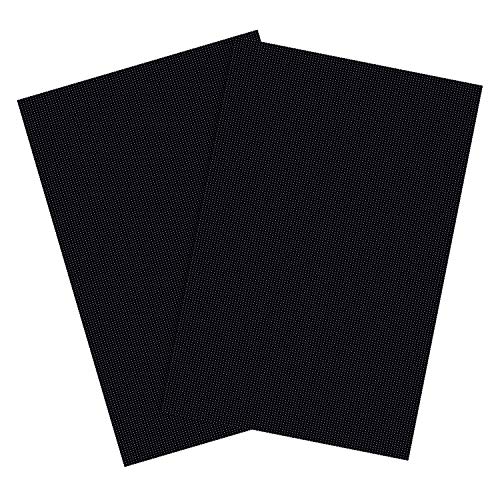 Elcoho 2 Pieces 14 Count 12 by 18 Inch Black Reserve Aida Cloth Classic Cross Stitch Embroidery Fabric (2) - Thumbnail 3