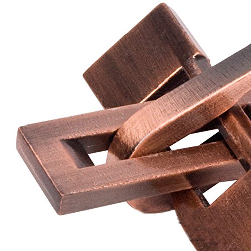 Lanlan Planer and Dulcimer Classic Unlocking Toy Brain Teaser Cast Puzzle Metal Toy Stress Relief Toy