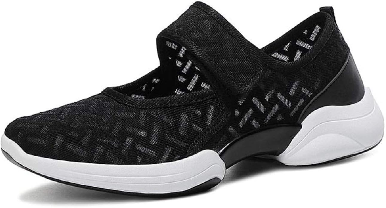 Womens Velcro Fashion Sneakers Breathable Slip On
