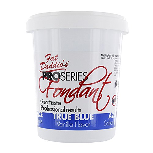 Fat Daddio's Fondant Blue Vanilla 2 Lb.