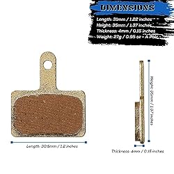 4 Pairs Brake Pads for TRP Tektro Shimano Deore
