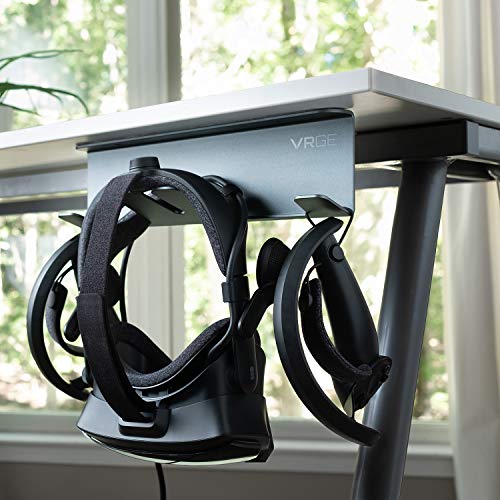 VRGE VR Stand Under Desk Storage Display Hook Organizer Premium Metal
