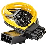 JacobsParts PCI Express Power Splitter Cable 8-pin to 2x 6+2-pin (6-pin/8-pin) 18 AWG