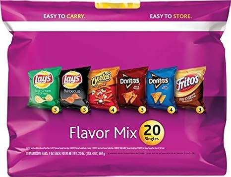 Frito-Lay Chips Flavor Mix Multipack, 20 Count by Frito Lay